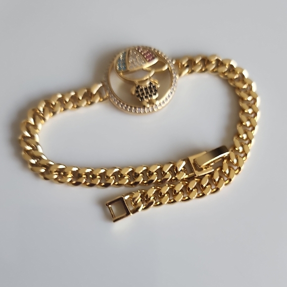 Fashion Jewelry Gold and Multicolor Bracelet - Picture 3 of 4